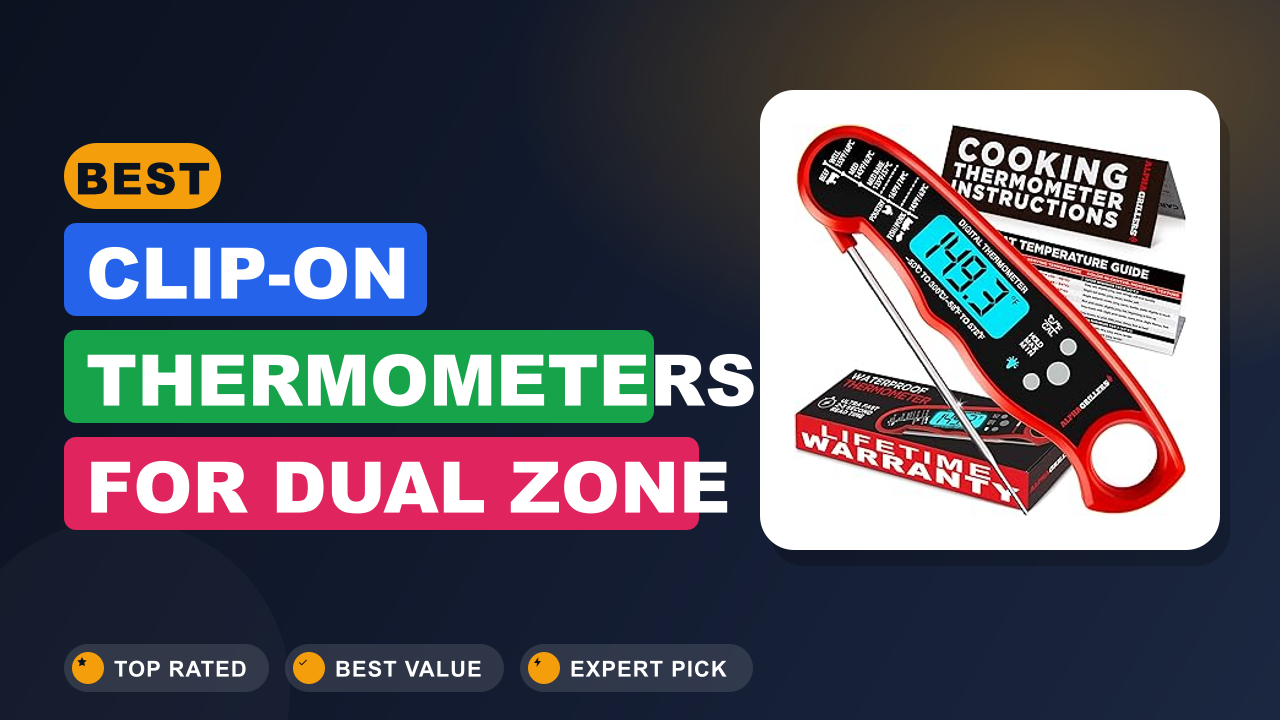 Best Clip-On Thermometers for Dual Zone Air Fryers