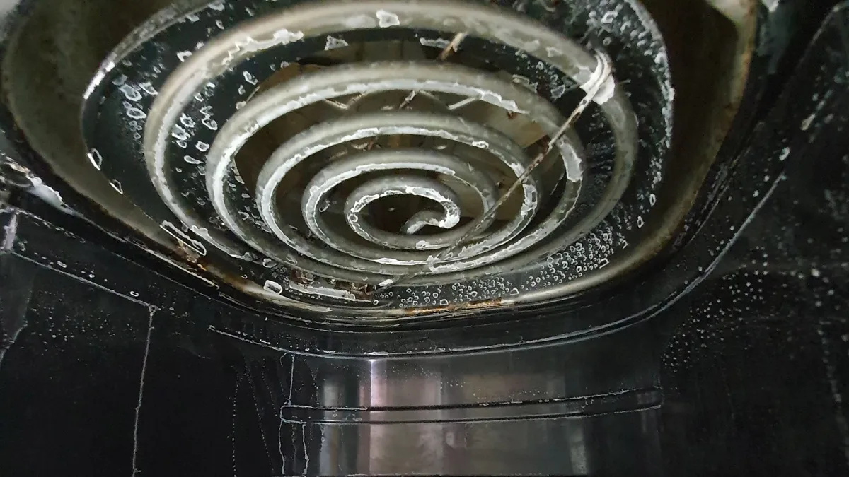 carbon residue on heating coils