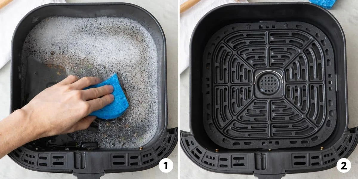 cleaning your dual air fryer step-by-step guide