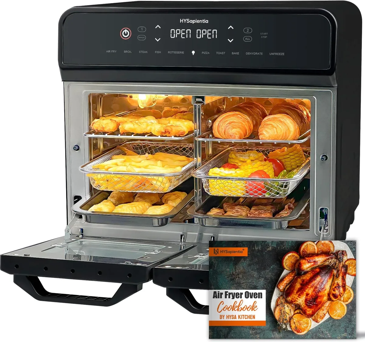 dual zone air fryer size problem