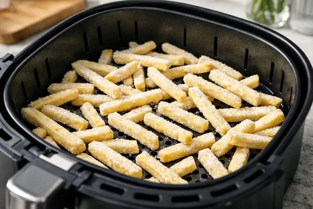 frozen french fries in air fryer