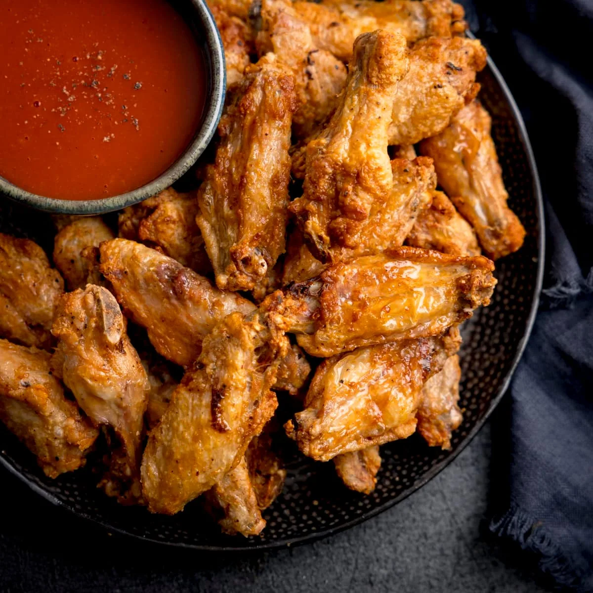how to air fry 3 lbs of chicken wings in toaster oven