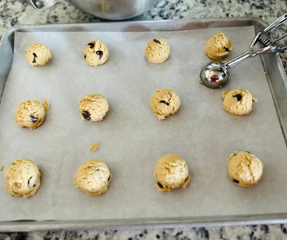 how to bake chocolate chip cookies in air fryer toaster oven