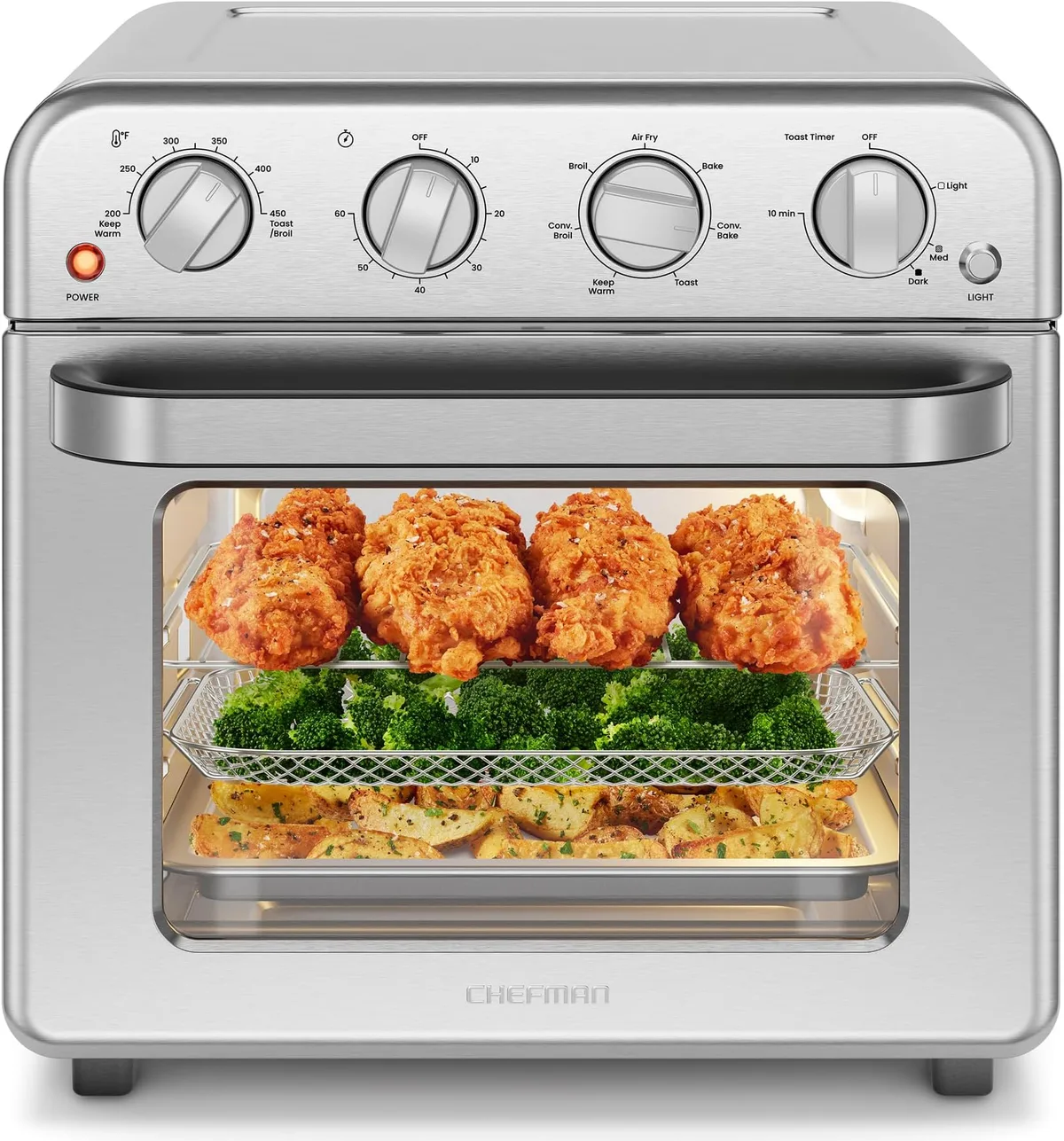 how to clean heating elements in air fryer toaster oven safely
