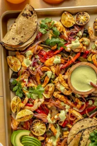 how to make sheet pan fajitas in air fryer toaster oven