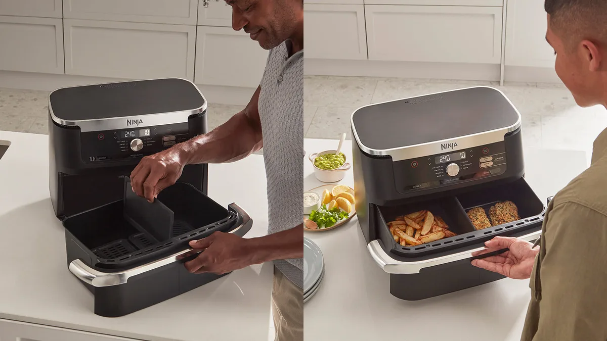 Ninja Dual Zone Air Fryer baskets