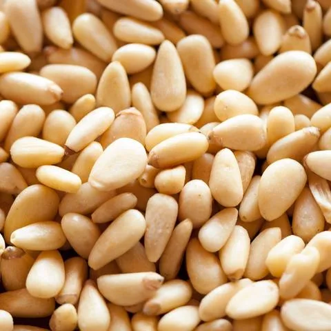 raw pine nuts