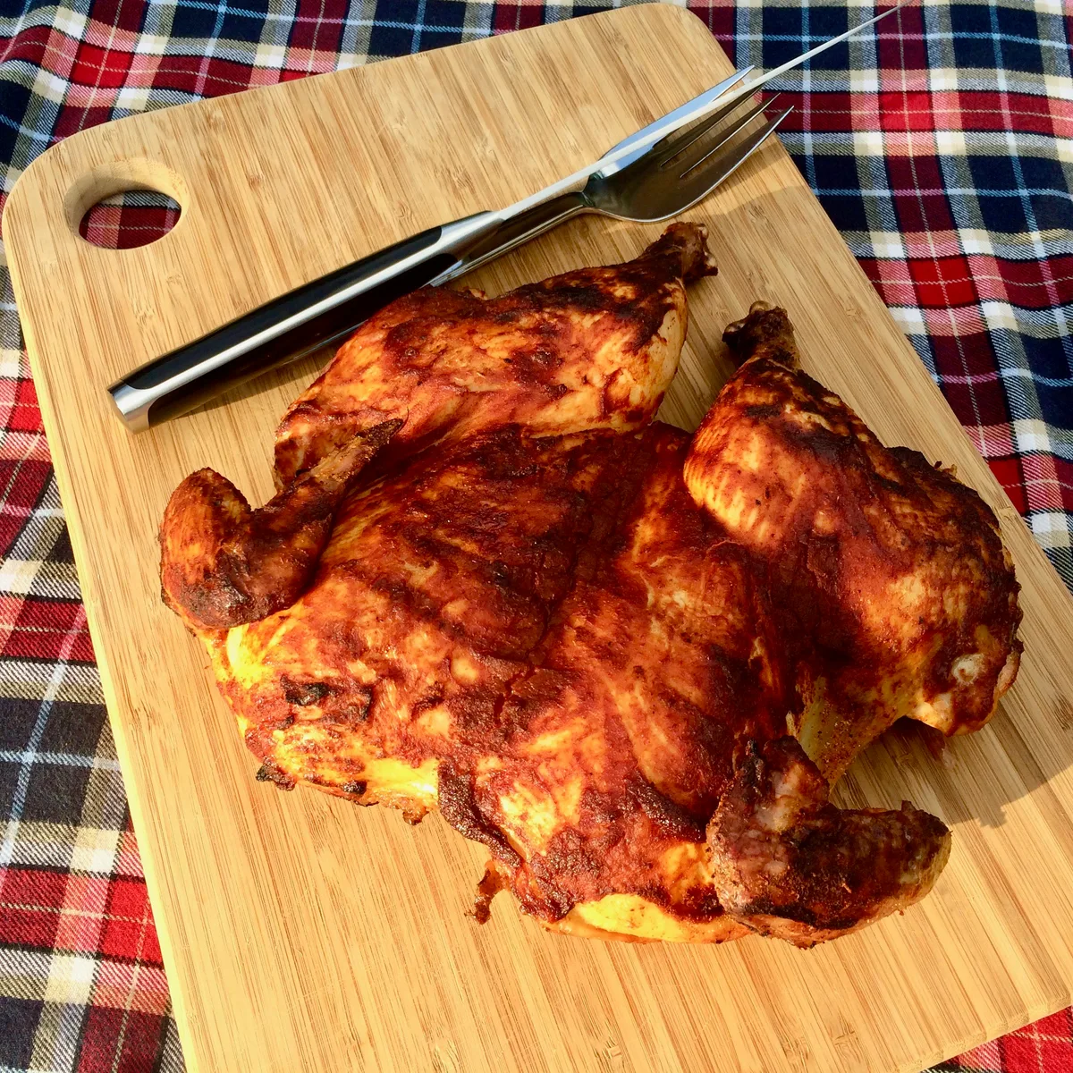 spatchcocked chicken